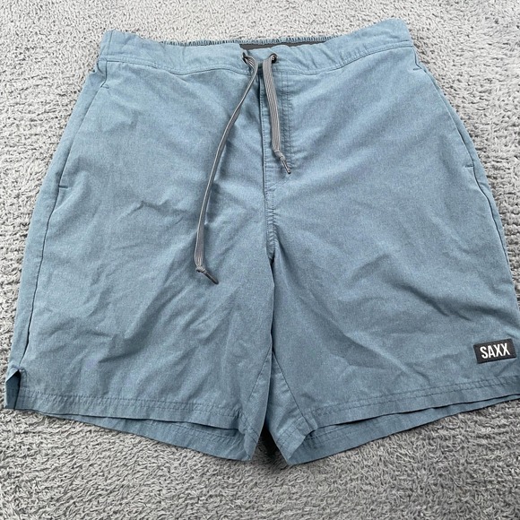 Saxx Other - SAXX Shorts Mens Medium Blue Sport 2 Life 2N1 7" Lined Athletic BallPark Pouch